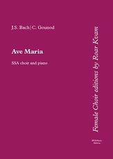 Ave Maria SSA choral sheet music cover